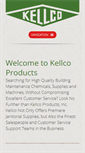 Mobile Screenshot of kellcoproducts.com